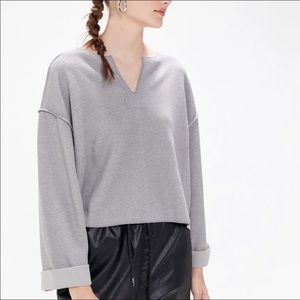 UO Jax Inside Out Notch Neck Top